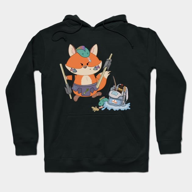 The Sushi Fox Hoodie by KooKooPerd